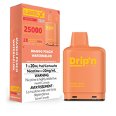 Experience the ultimate vape with LEVEL X G2 Mango Peach Watermelon Boost Drip'n Pods. Enjoy up to 25,000 puffs of intense fruity flavour, eco-friendly design, and advanced dual mesh coil for smooth hits.